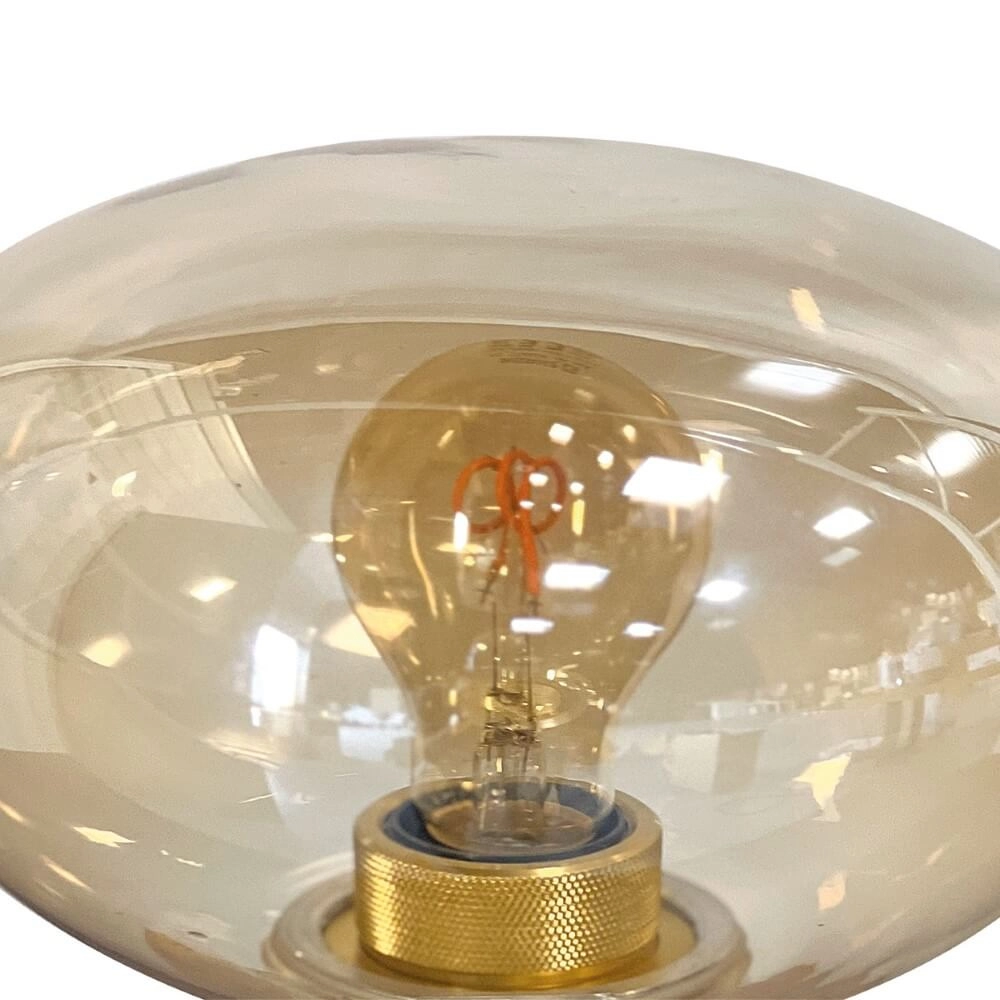 Lampe de table Reflexion Ø 22cm - avec verre ambré Steinhauer 8712746171006