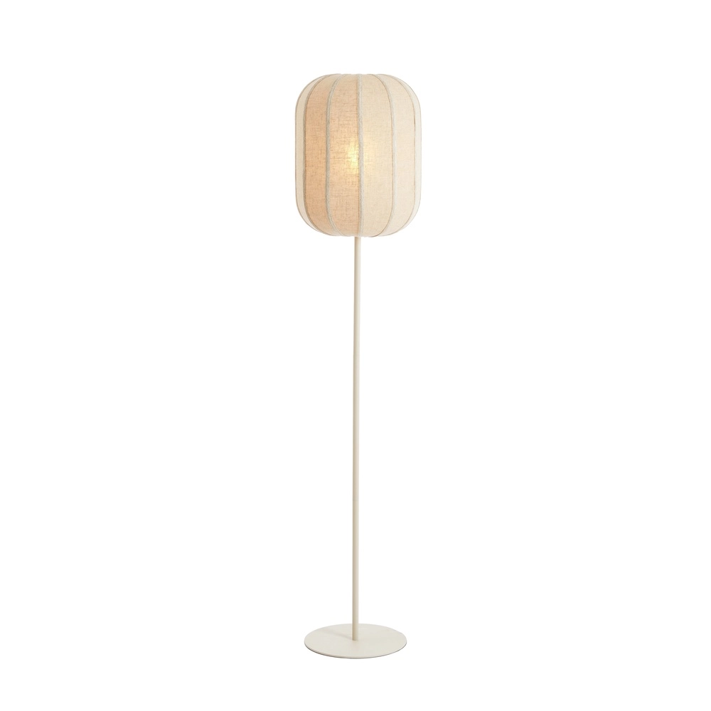 Lampe sur pied Japandi Solune avec une ombre de Ø 35 cm Light & Living 8717807831882