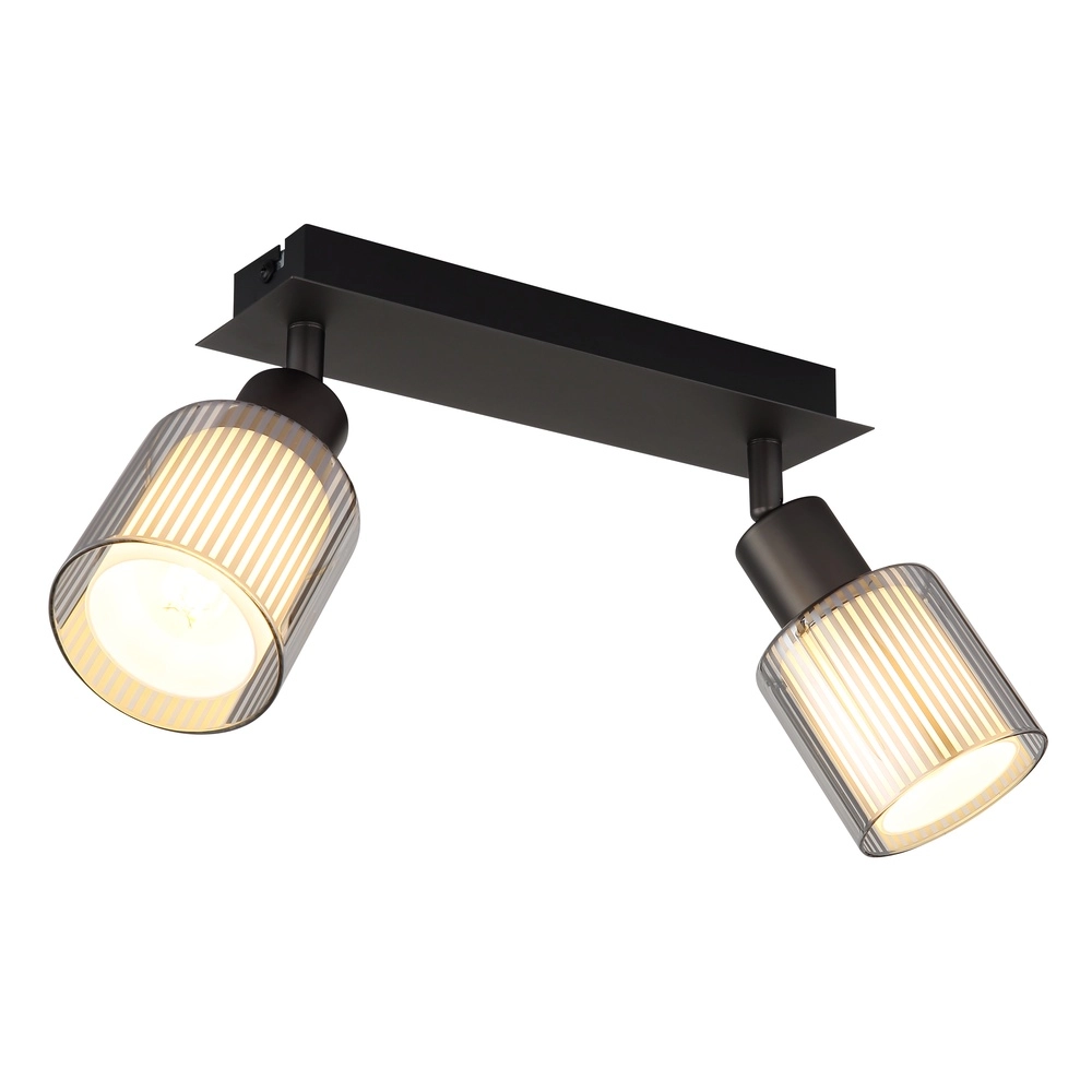 Lampe de plafond à design Villegas Deux pistolets légers en métal