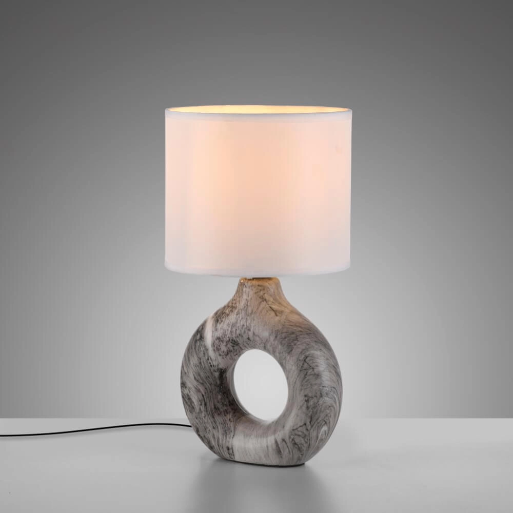 Lampe de table Carara gris Just Light 4043689004835