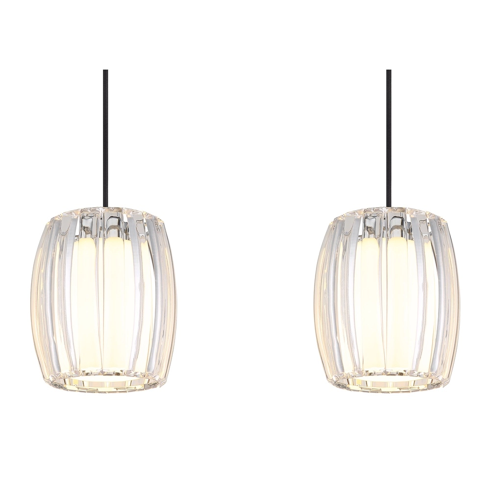 Lampe pendante à 3 lampes Maribel Droit chromé Globo 9007371592098