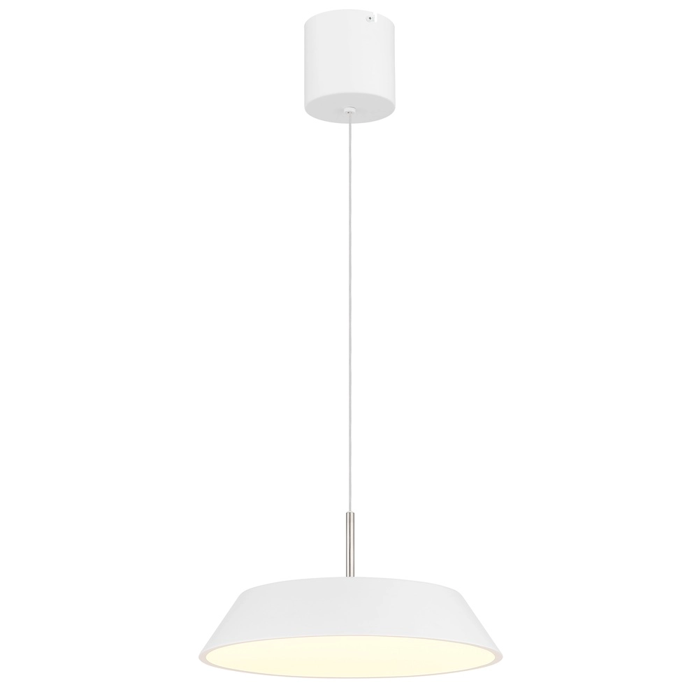 Lampe suspendue élégante Silena blanc Ø 40cm
