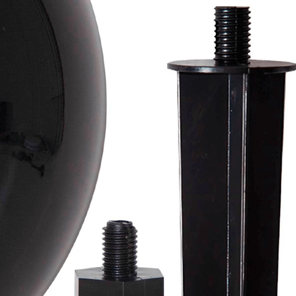 Lampe globe avec piquet Monterollo Smoke Ø40cm Eglo 9008606229918