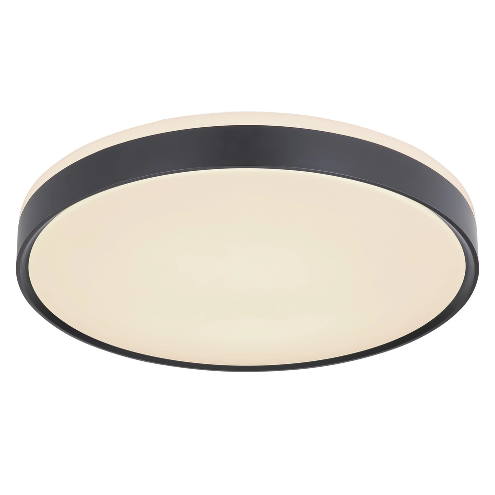 Éclairage de plafond Sonny noir avec blanc Ø 40cm