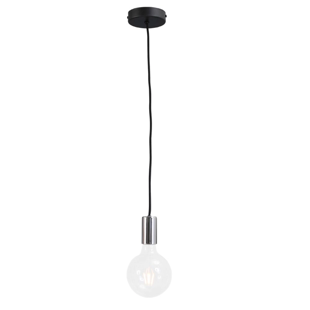 Lampe à suspension Concepto noir avec du gris Masterlight 8718121142326