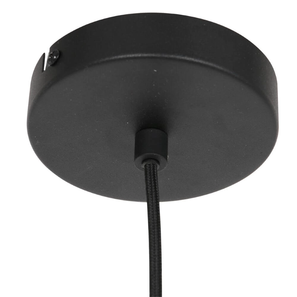 Lampe suspendue noire Flinter Ø 50 cm Steinhauer 8712746148640