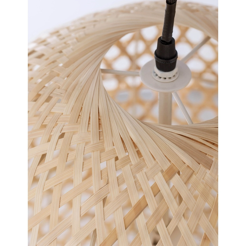 Suspension Aurora rotin Ø 40.5cm Lyora 5212017416551