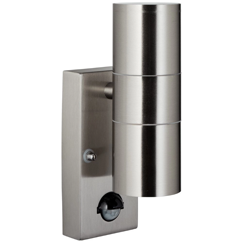Applique Hanni Up - Down avec détecteur de mouvement en acier inoxydable Brilliant 4004353385247