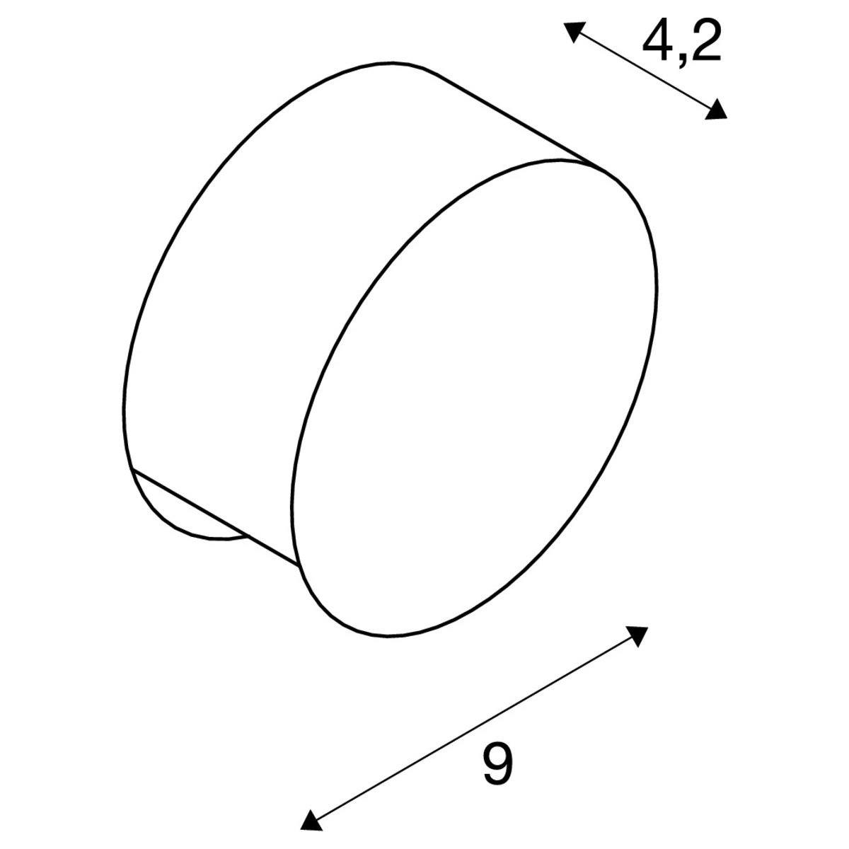 LED lampe d'extérieur Pema luminaire mural à LED SLV 4024163004589