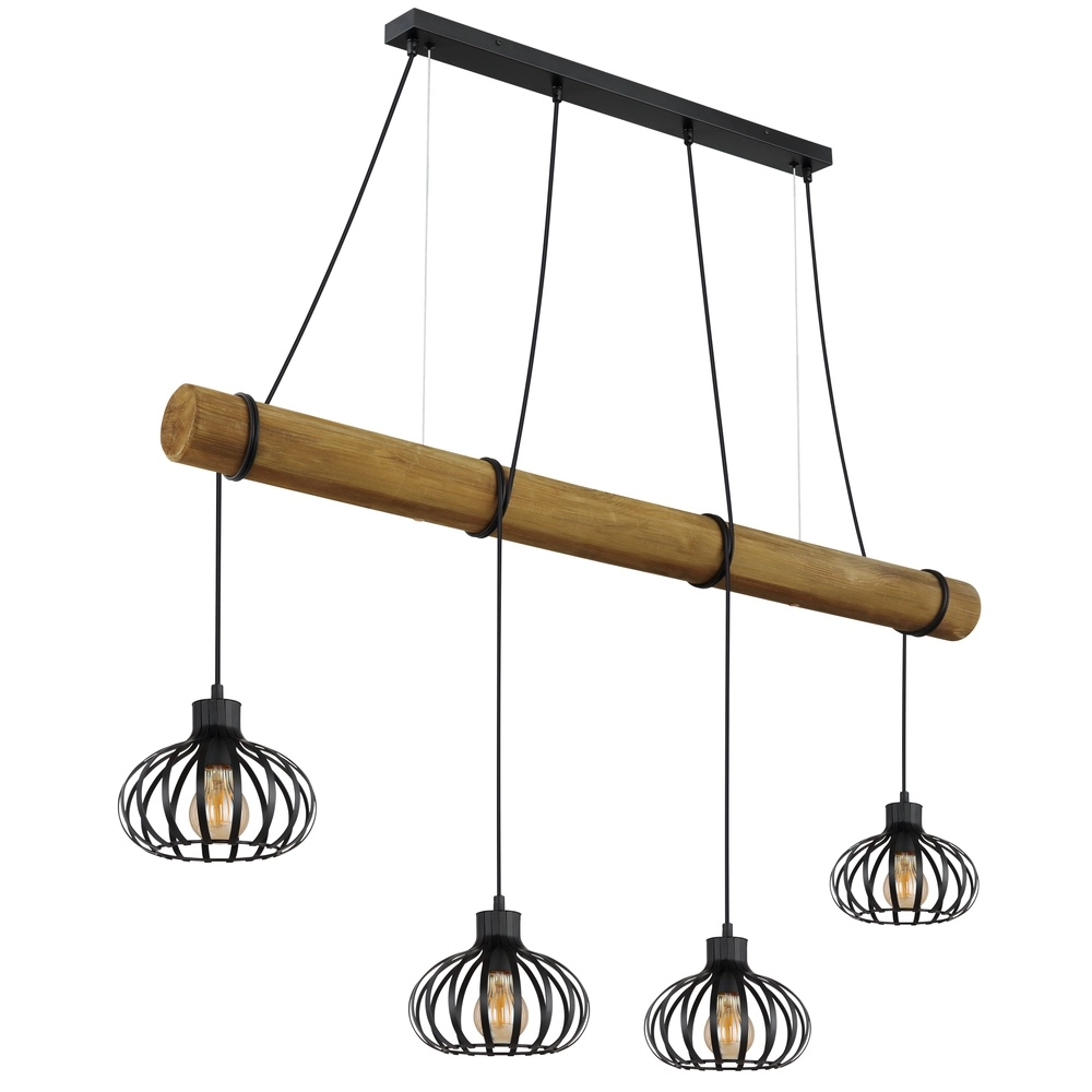 Lampe suspendue à 4 lumières Caldwell Table à manger Globo 9007371580590