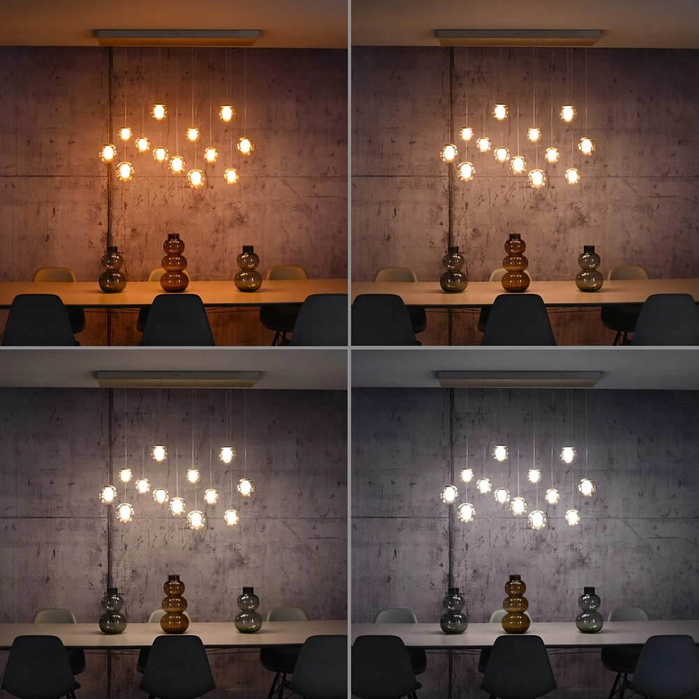 Lampe suspendue à 13 lumières Pure Popup Bronce Paul Neuhaus 4012248398319