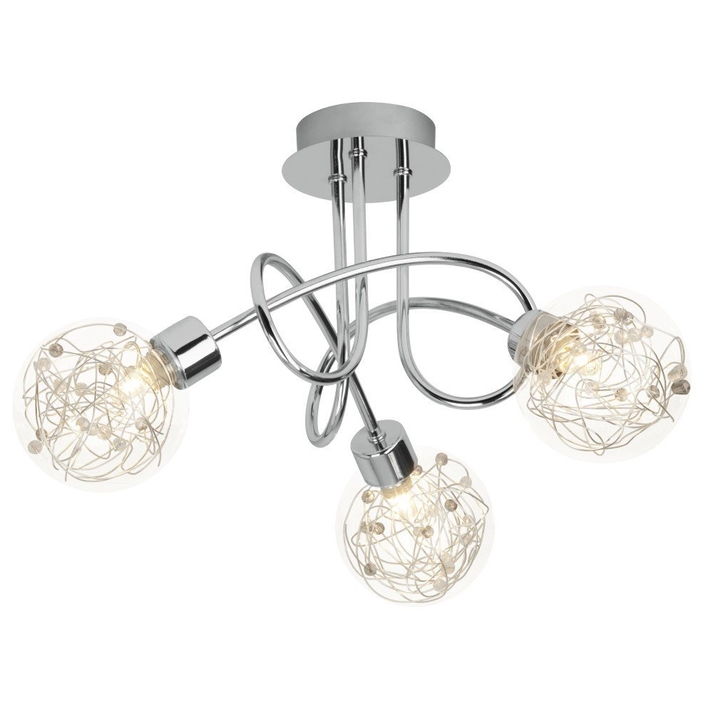 Plafonnier Joya 3 gris clair Plafonnier Joya 3 gris clair