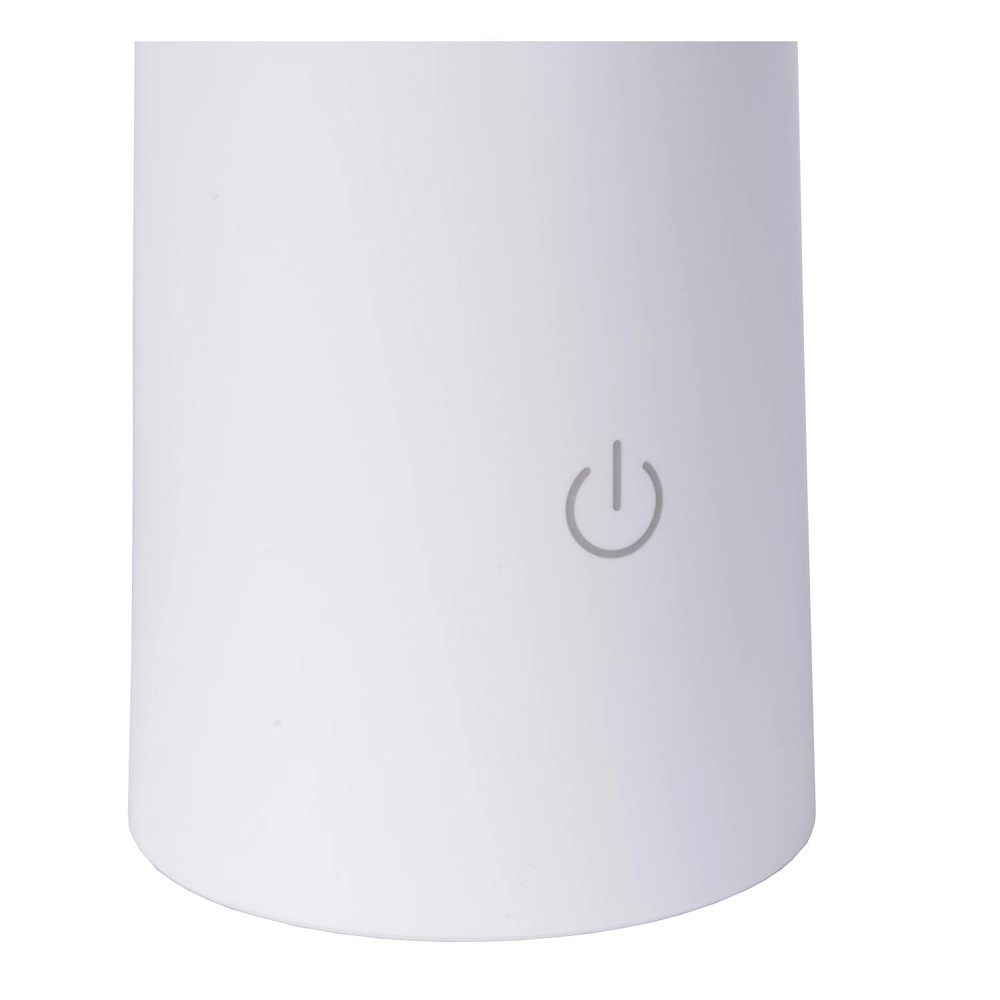 Lampe de table rechargeable Jive Lumière blanche IP44 réglable en couleur Lucide 5411212021977