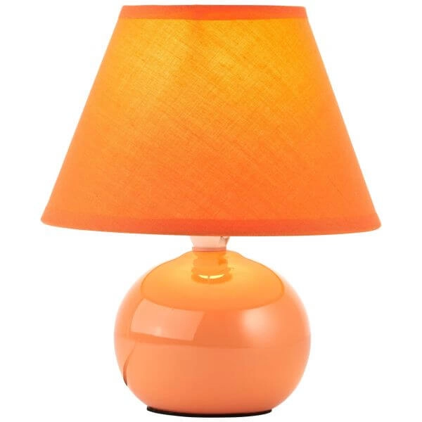 Lampe de chevet Primo pêche 20 cm Brilliant 4004353035746