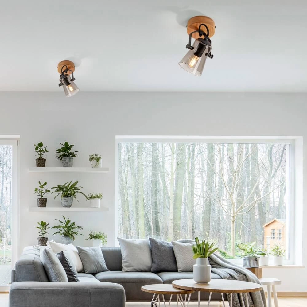 Applique Green Langstrom bois Just Light 4043689994860