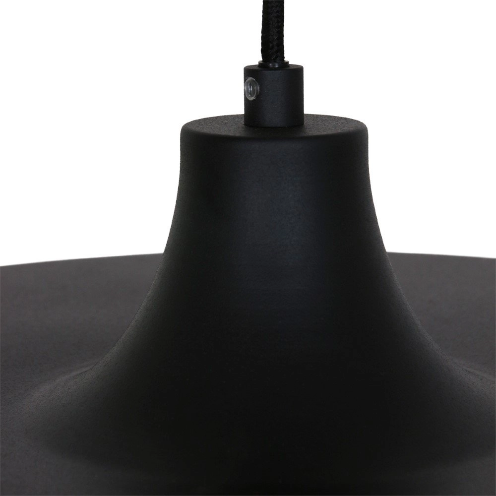 Lampe suspendue noire Krisip Ø 50 cm Steinhauer 8712746132564