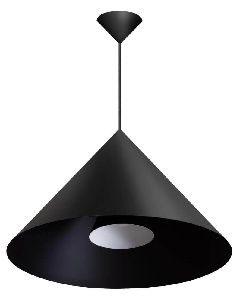 Lampe suspendue design Dillon noir Ø 55cm