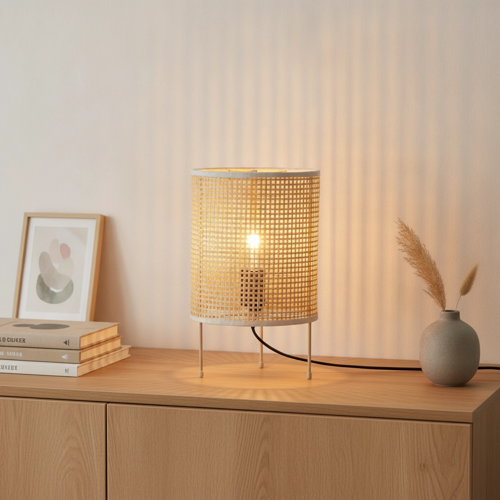 Lampe de table Canto Ø 19,5 rotin