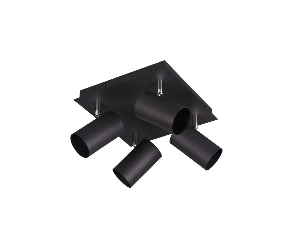 Spot Marley 4 lumières noir mat Trio 4017807408676