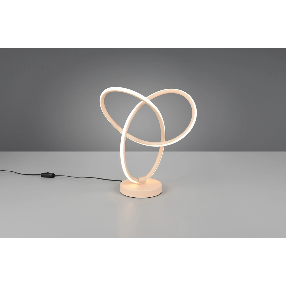 Lampe de table Lando Design brun sable Trio 4017807656534