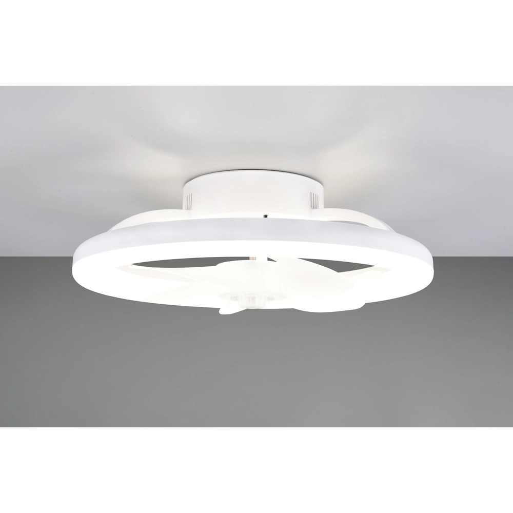 Ventilateur de plafond conçu Pajala blanc Ø 40cm Trio 4017807688207