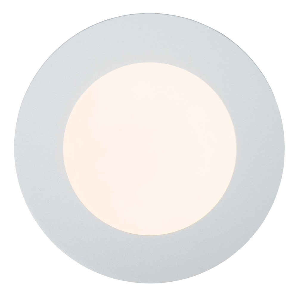 Éclairage de plafond Brice-Led Ø 11,7cm - IP44 blanc Lucide 5411212281289