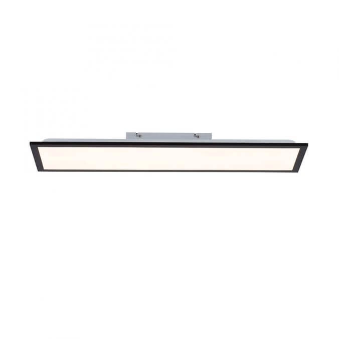 Plafonnier LED Flat 80 par 25 cm noir Plafonnier LED Flat 80 par 25 cm noir