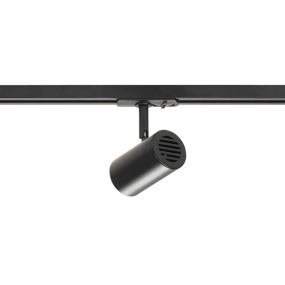 Jeu de rails monophasés 150cm Cilinder noir avec 4 taches Highlight 8718379039577