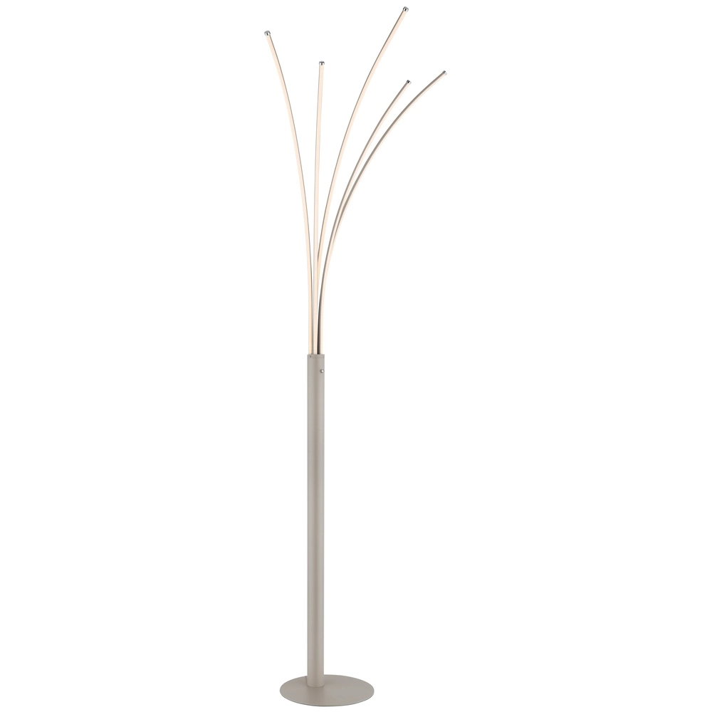 Lampadaire de conception Bizzy brun sable Globo 9007371578405