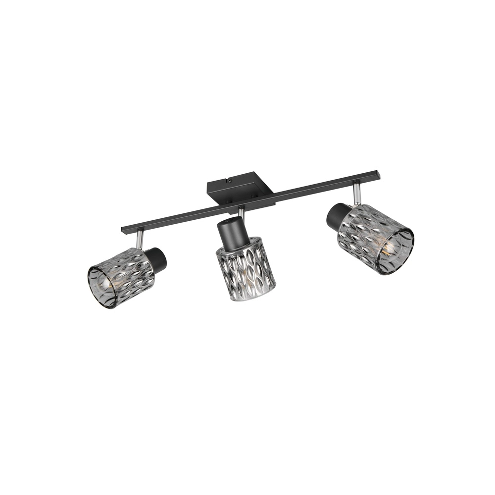 Plafonnier Jack  noir 3 lumières Trio 4017807643879