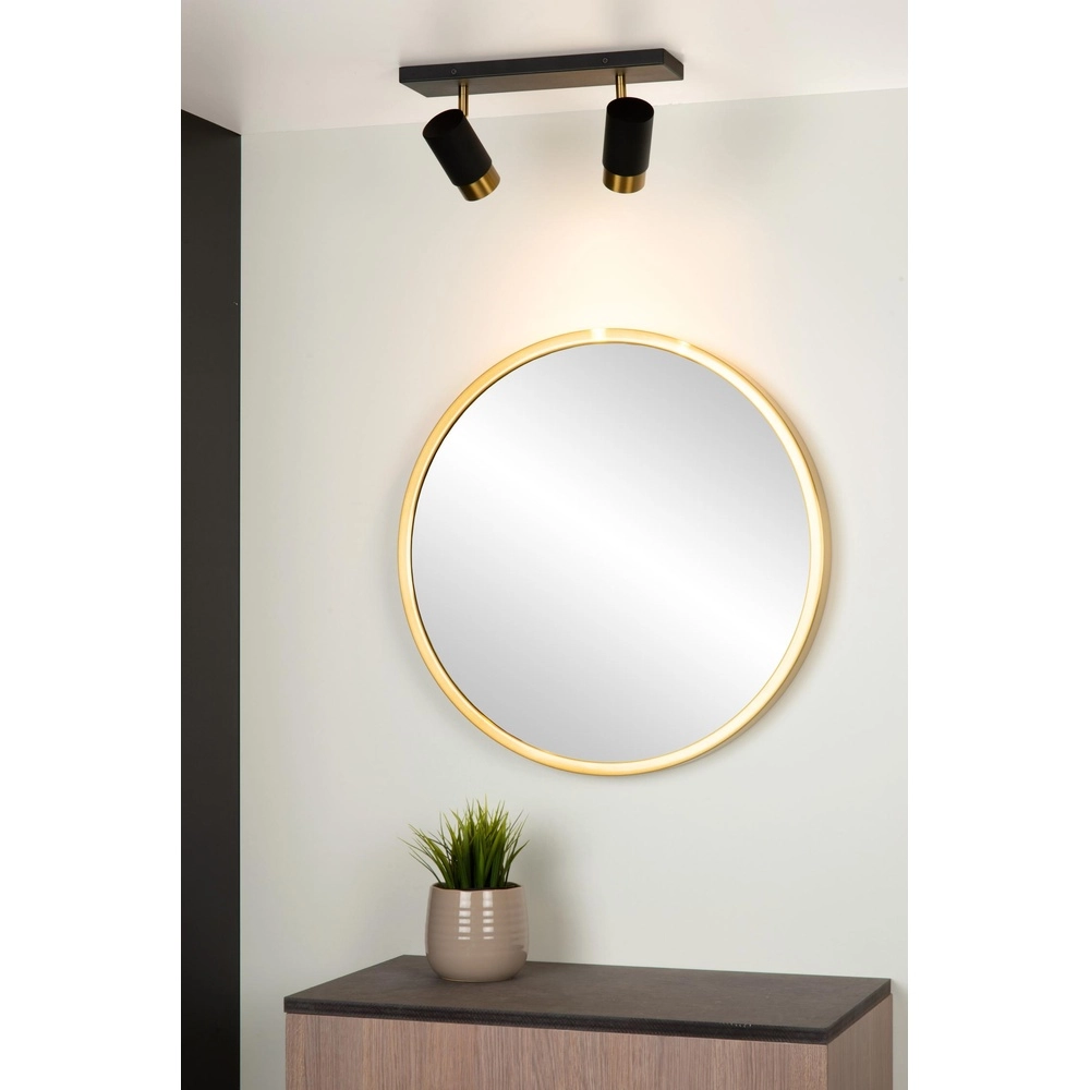 Projecteur de plafond Floris Double Noir Lucide 5411212351784