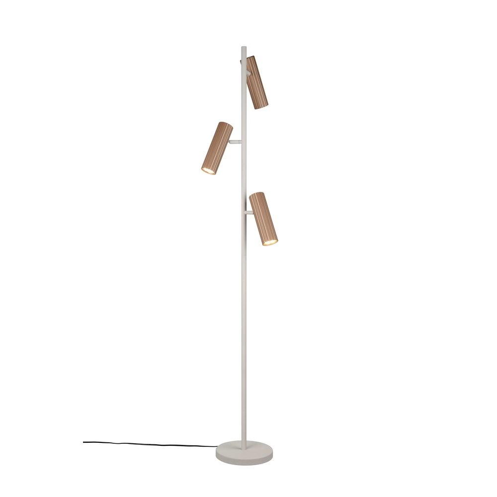 Lampadaire design Soka Brun moka