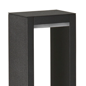 Éclairage de jardin LED Padestal 90cm-noir Albert 4007235622423