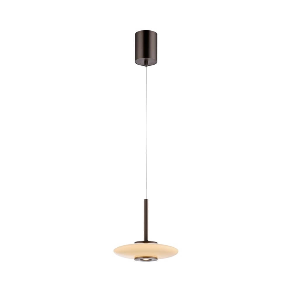 Lampe suspendue design Pure Vitrum marron foncé Paul Neuhaus 4012248383964