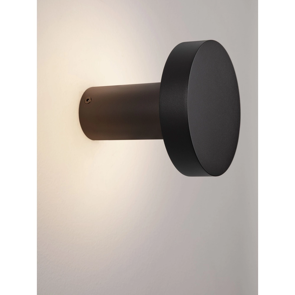 Lampe murale de conception Gong Noir Lyora 5212017496126