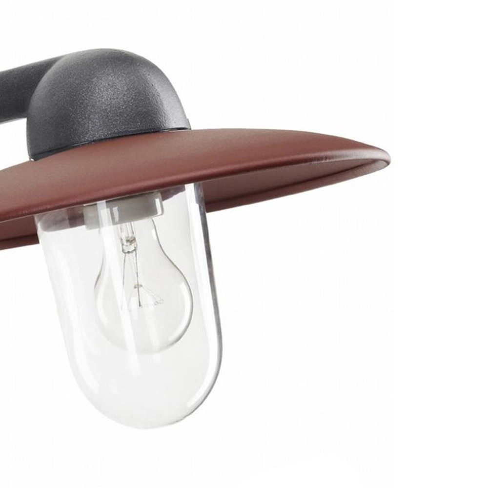 Lampe extérieure de l'industrie Fabrique anthracite avec marron rétro KS 8714732118828