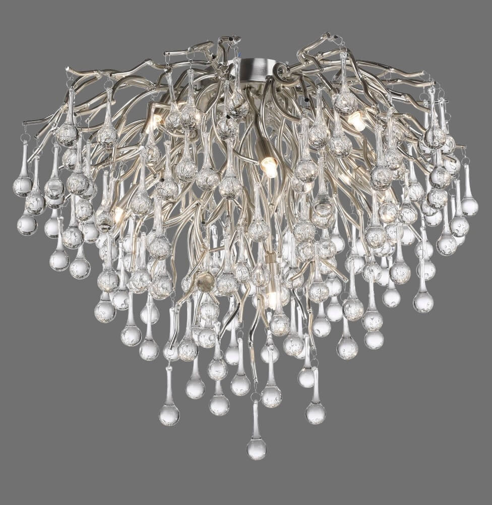 Lustre Icicle métal 50cm Paul Neuhaus 4012248352090