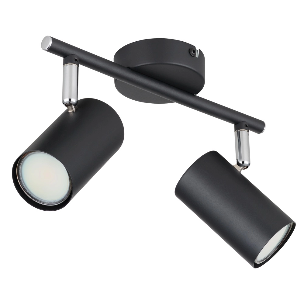 Lampe de plafond à deux lumières Allvi Noir Globo 9007371445769
