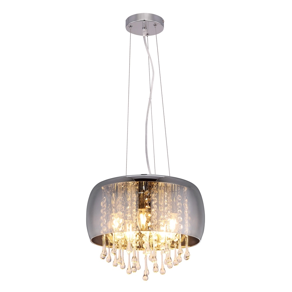 Lampe suspendue Kalla Ø 35cm chromé