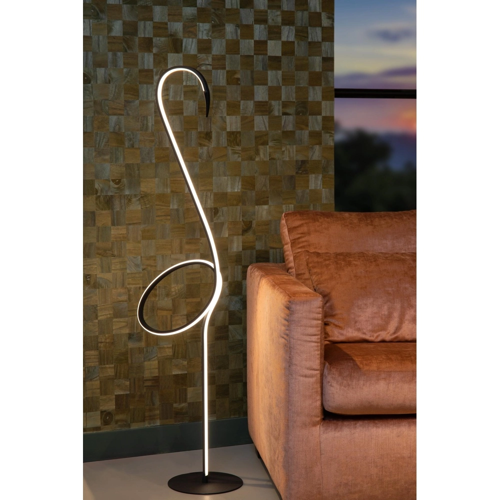 Lampe de pied Flamingo Noir Lucide 5411212051547