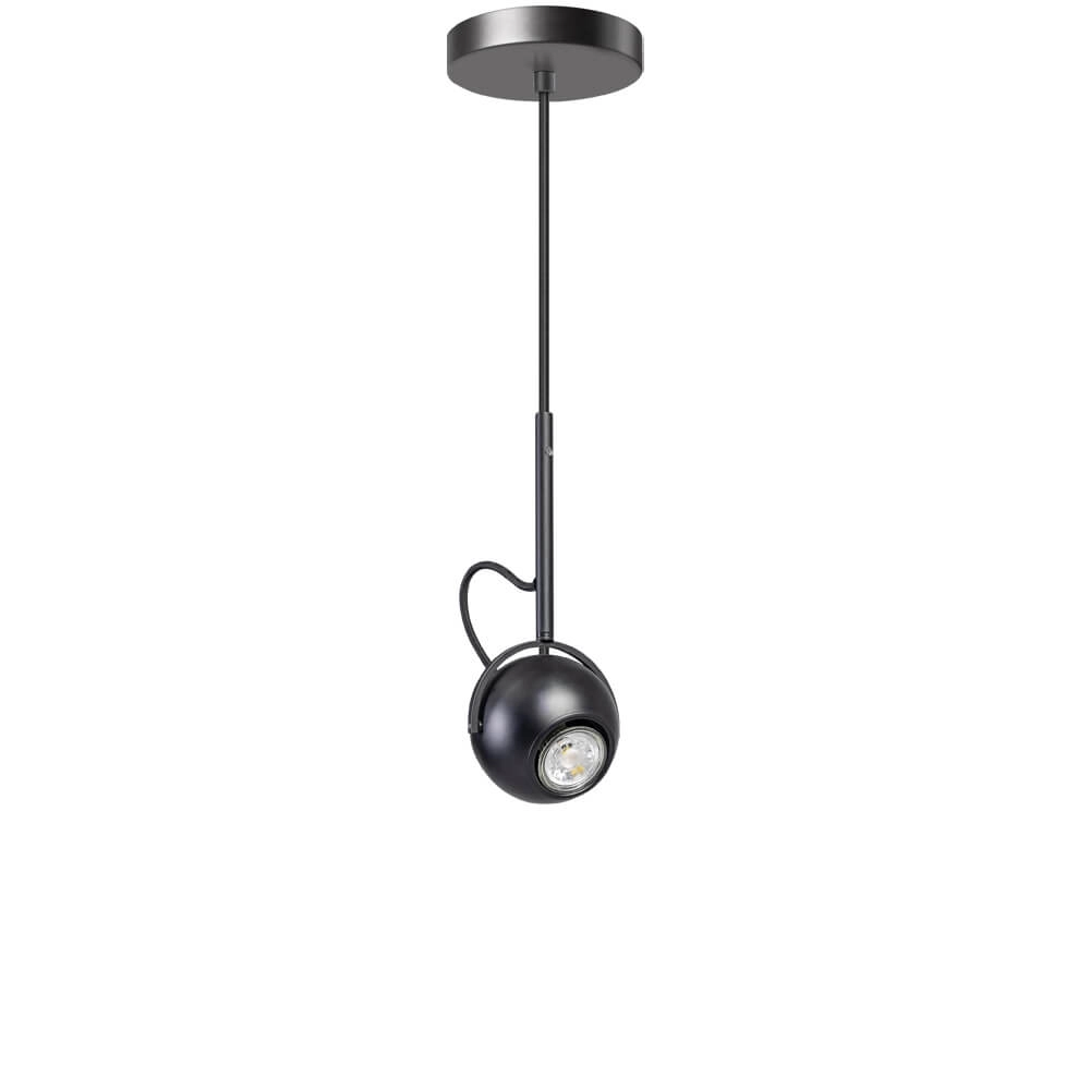 Lampe suspendue noire The Eye 150 cm