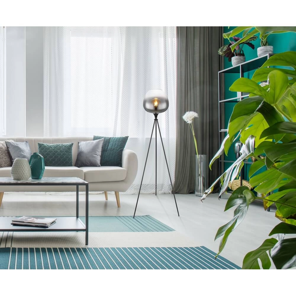 Lampadaire noir Maxy trépied Globo 9007371435418