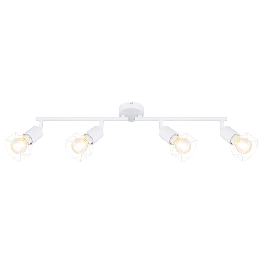 Lampe de plafond Xara I Blanc à 4 lumières Globo 9007371406999