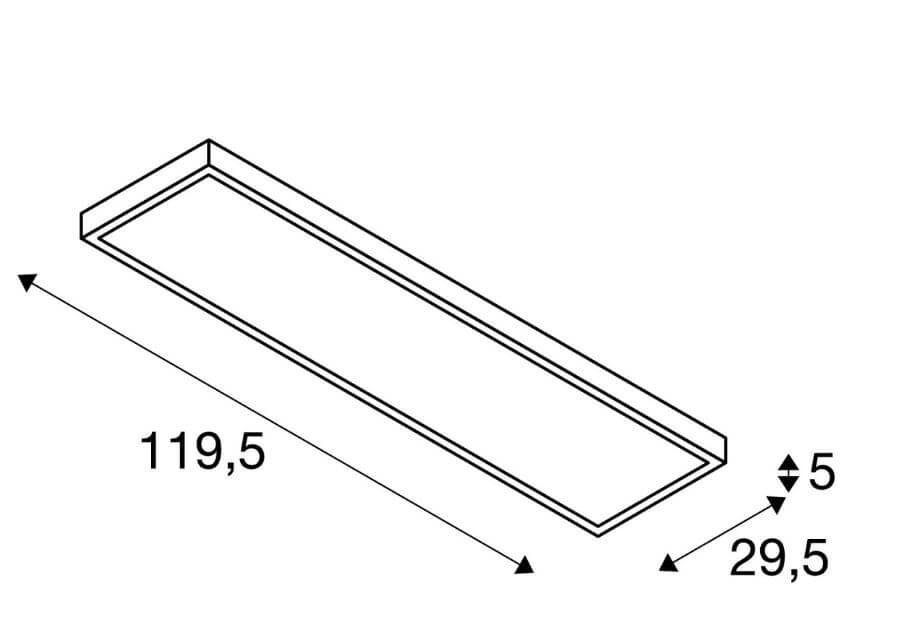 Lampe LED Panel Bureau SLV 4024163232456