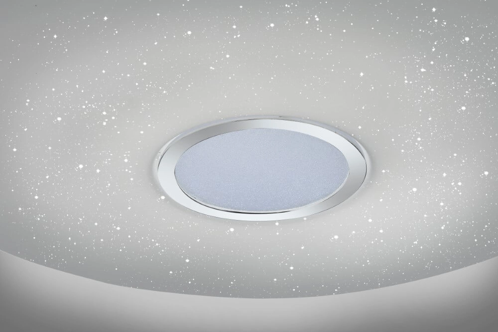 Plafonnier Jonas 59cm - 3000-5000K effet étoile blanc Just Light 4043689947095