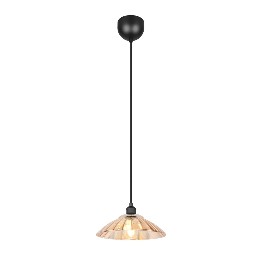 Lampe pendante classique Eluna Noir Trio 4017807682489