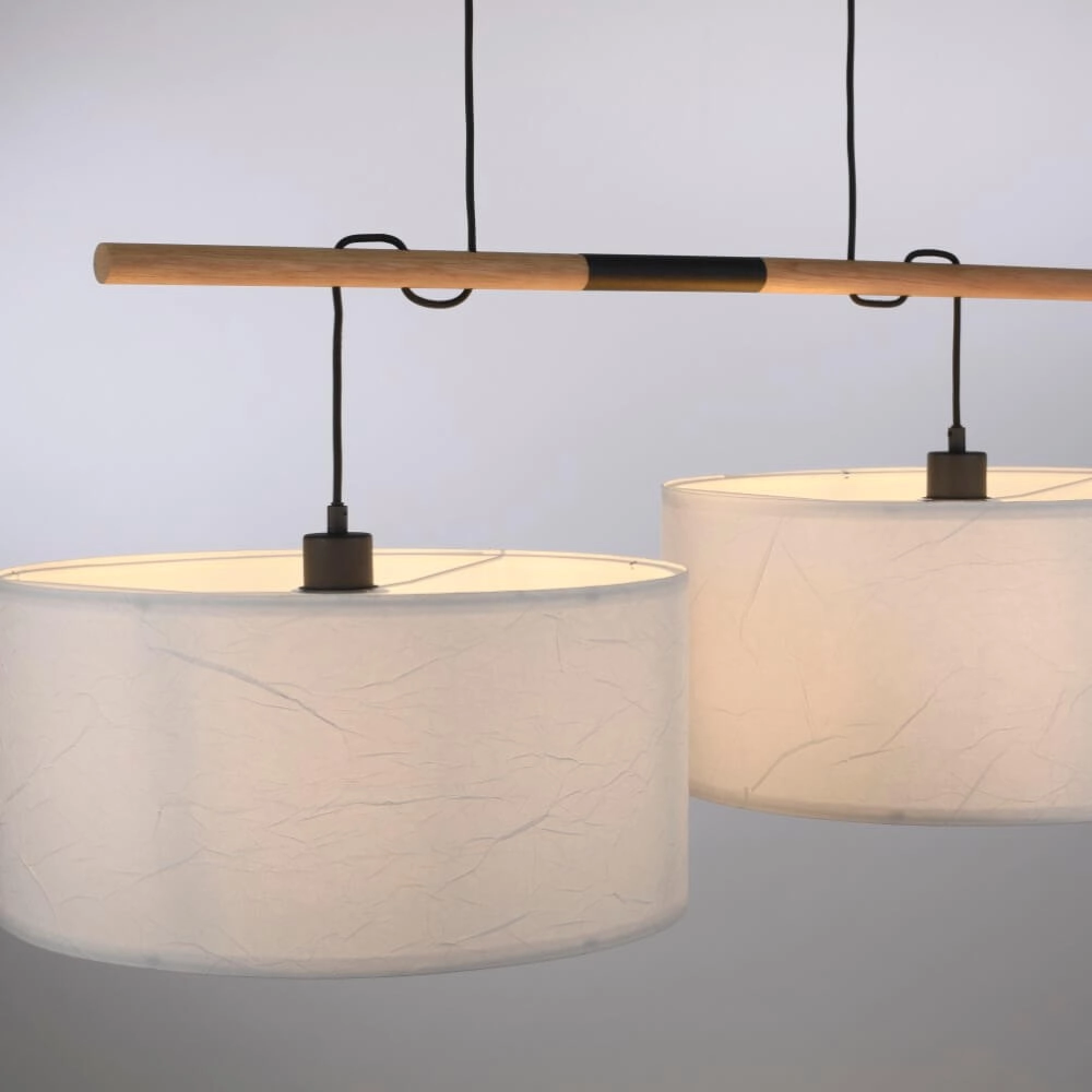 Lampe suspendue blanche Green Sofie duo Just Light 4043689995003