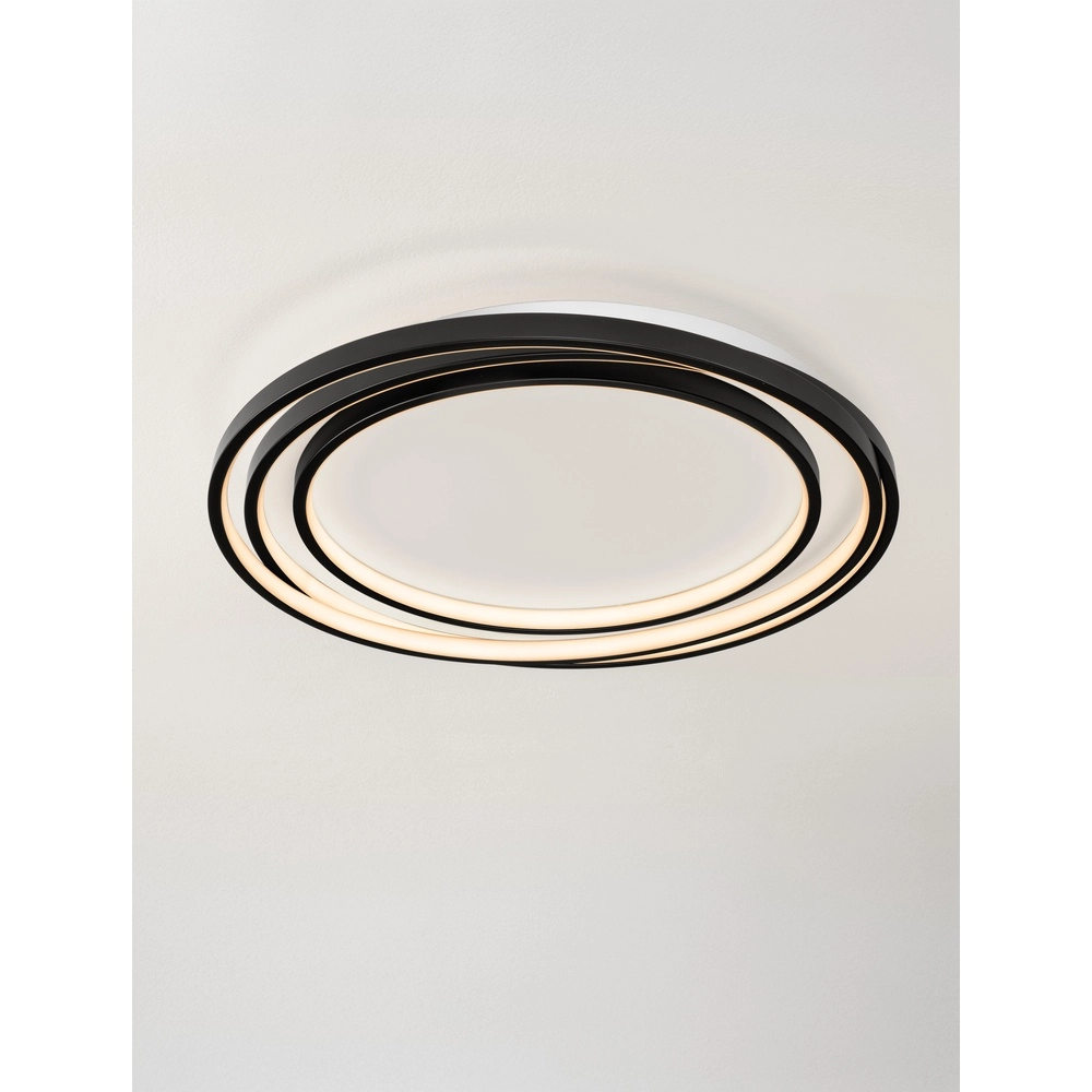 Plafonnier rond Arbor noir Ø 54cm Plafonnier rond Arbor noir Ø 54cm
