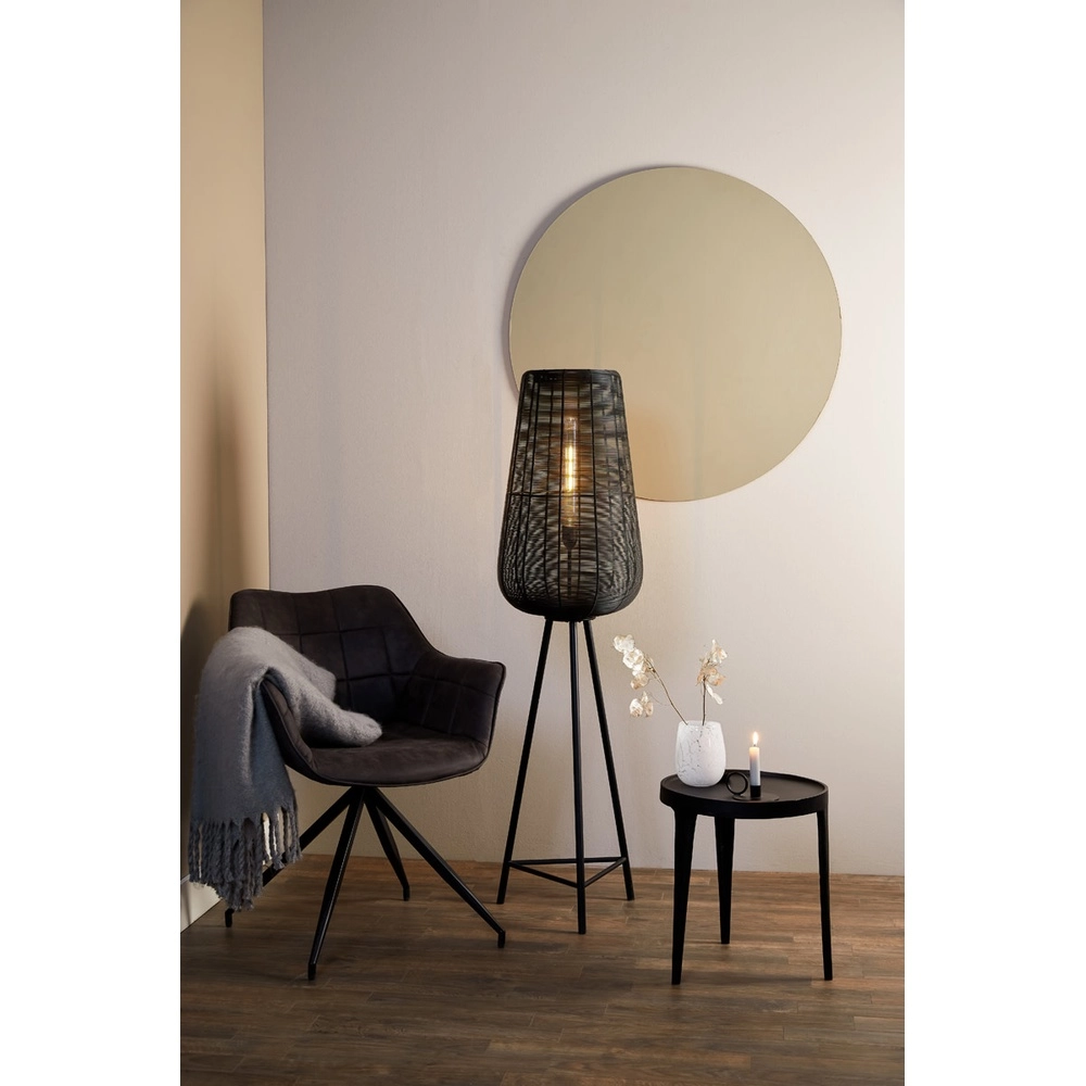 Lampe sur pied trépied Adeta Noir Light & Living 8717807601287