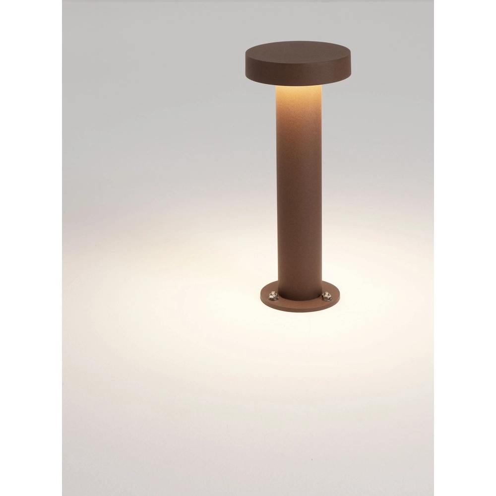 Lampe de jardin de Desing Gong brun rouille 30cm - 3000K Lyora 5212017496218